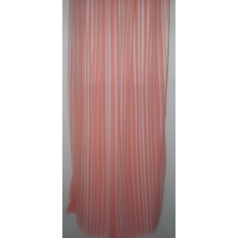 Women's Orange & White Striped Long Maxi Dress with criss-cross back Sizes S-M-L - Picture 10 of 12